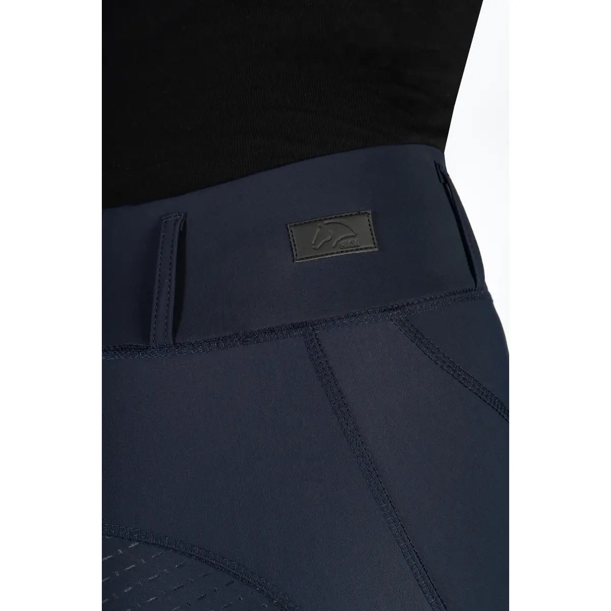 Damskie Legginsy jeździeckie Hkm Jil High Waist Silikon
