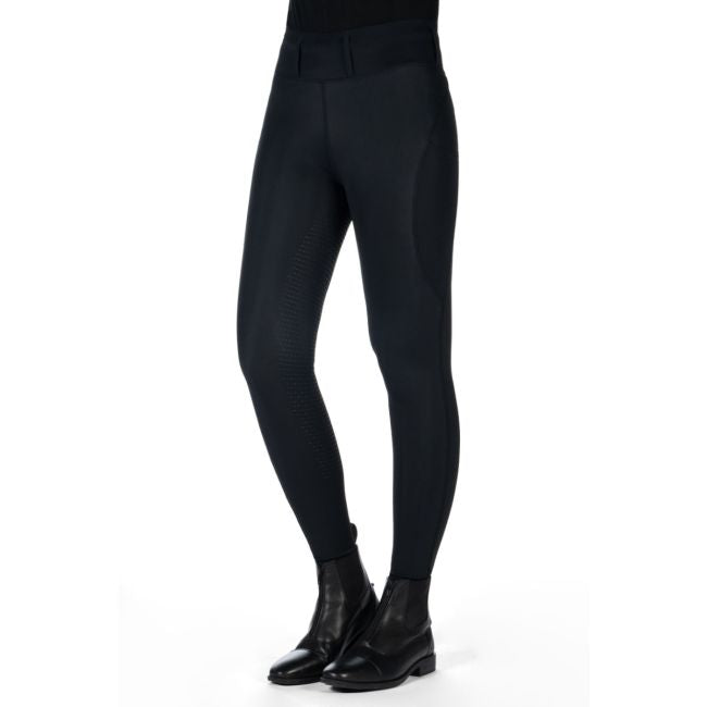 Damskie Legginsy jeździeckie Hkm High Waist Silikon