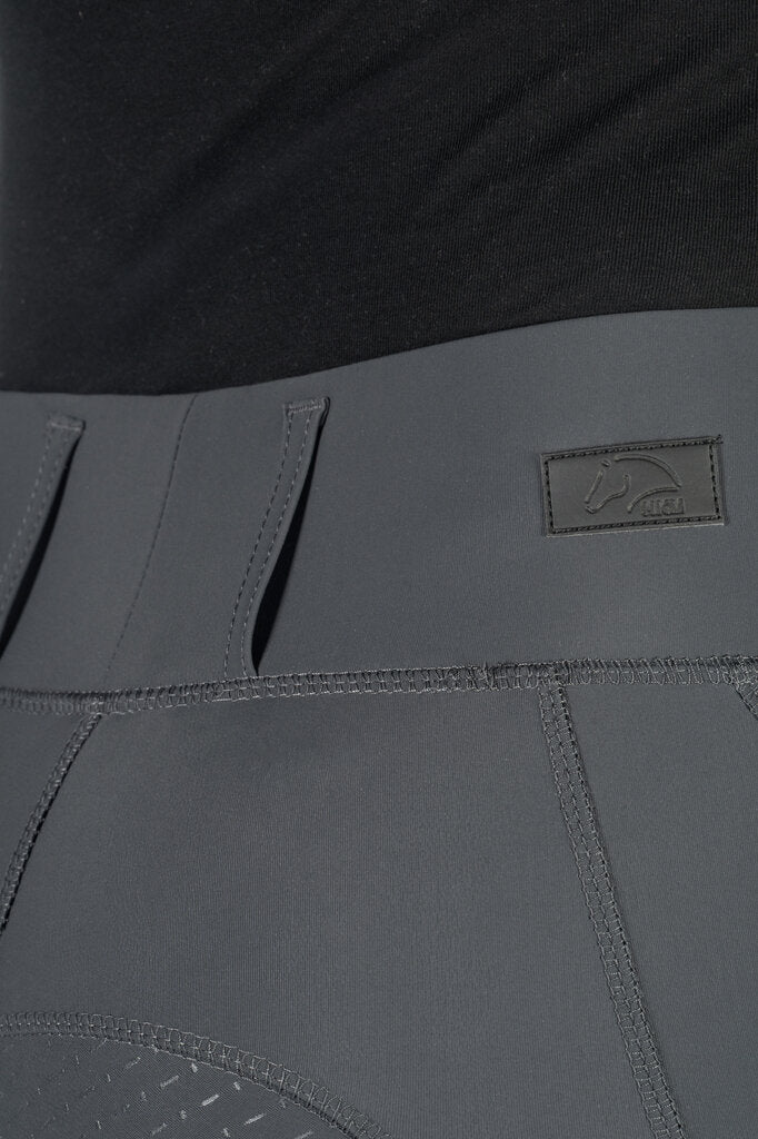 Damskie Legginsy jeździeckie Hkm Jil High Waist Silikon