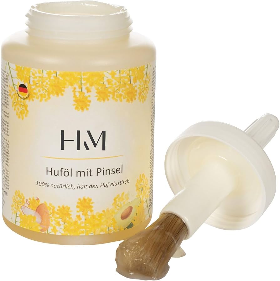 Naturalny Olej do kopyt z pędzelkiem Hkm 450ml