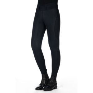 Damskie Legginsy jeździeckie Hkm High Waist Silikon